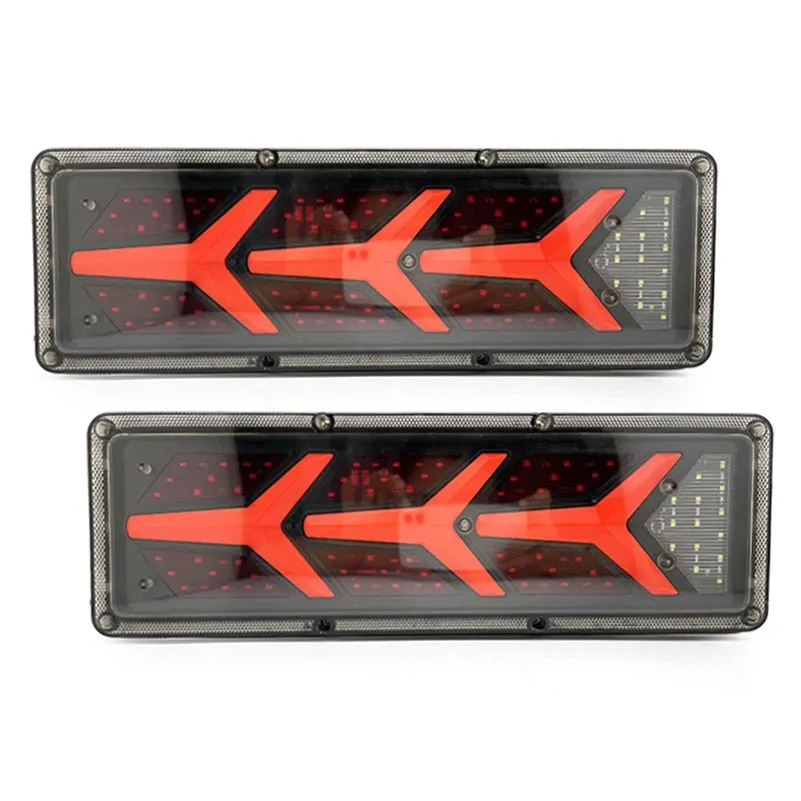 1Pcs 21W Truck Trailer Rear Lights Camper Tail Lights Led 24v Waterproof Guide Y Series Warning Fog Lamp for Caravans UTE SUV