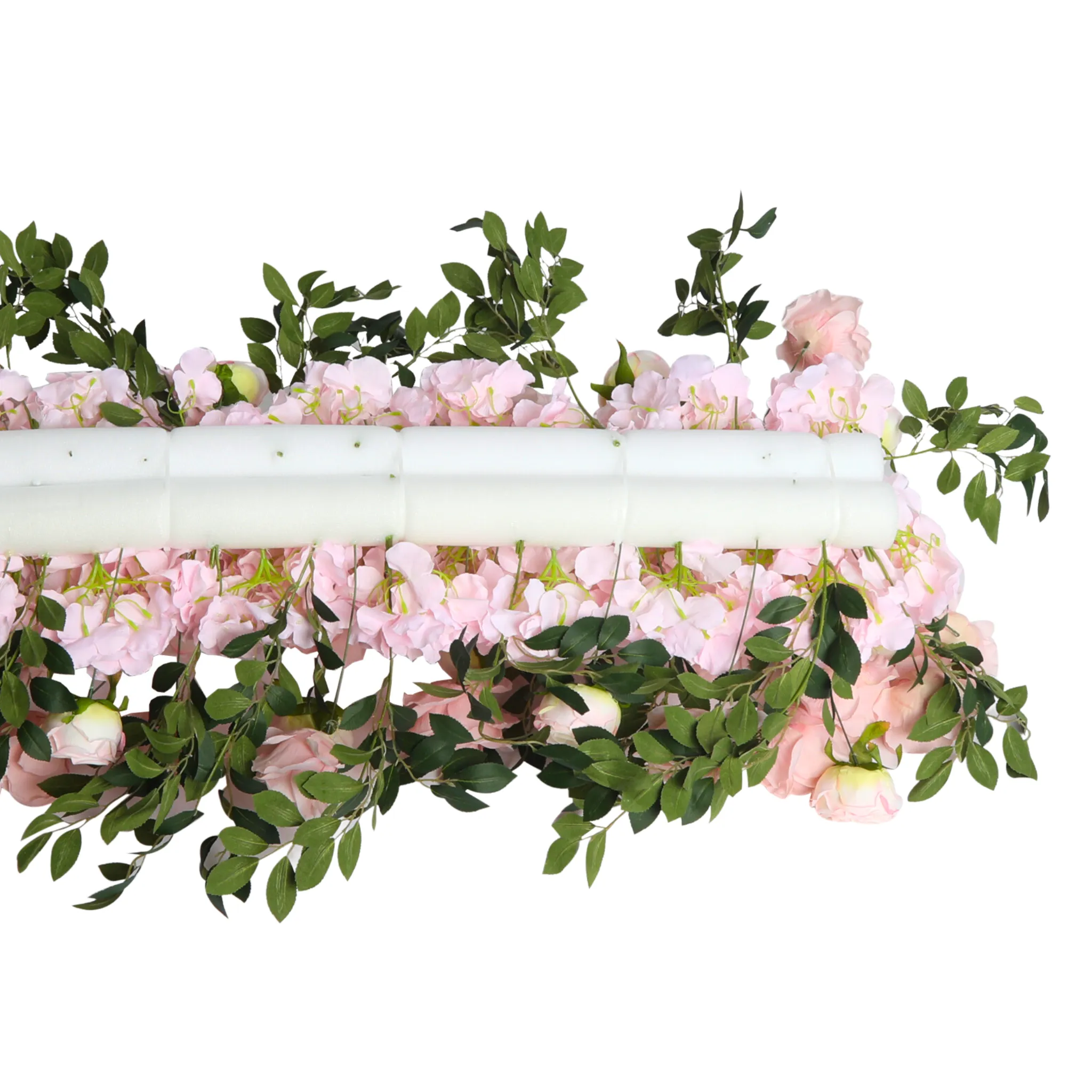 2 pcs/pk Premade Flower Backdrop Arch/Table Runner Decor - Pink