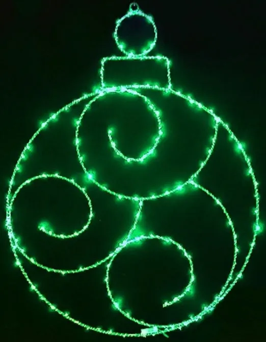 24" Twinkling LED Ornament Decorations