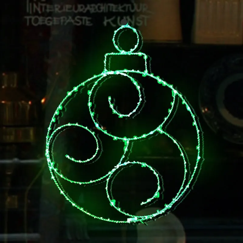 24" Twinkling LED Ornament Decorations