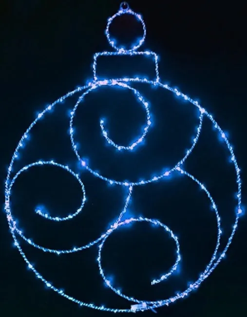 24" Twinkling LED Ornament Decorations