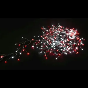 720 LED Red-White Cluster Lights