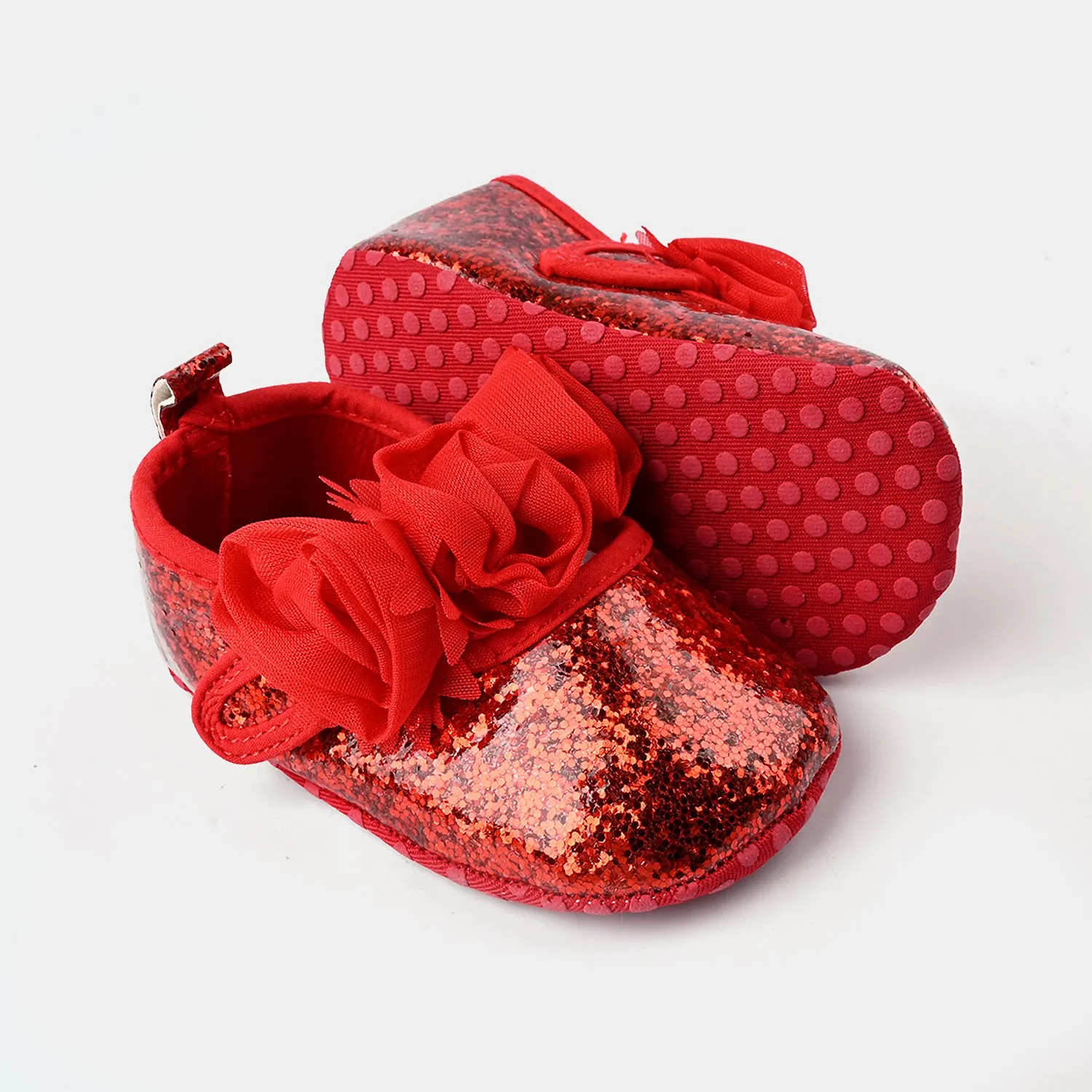 Baby Girl Shoes J19-Red