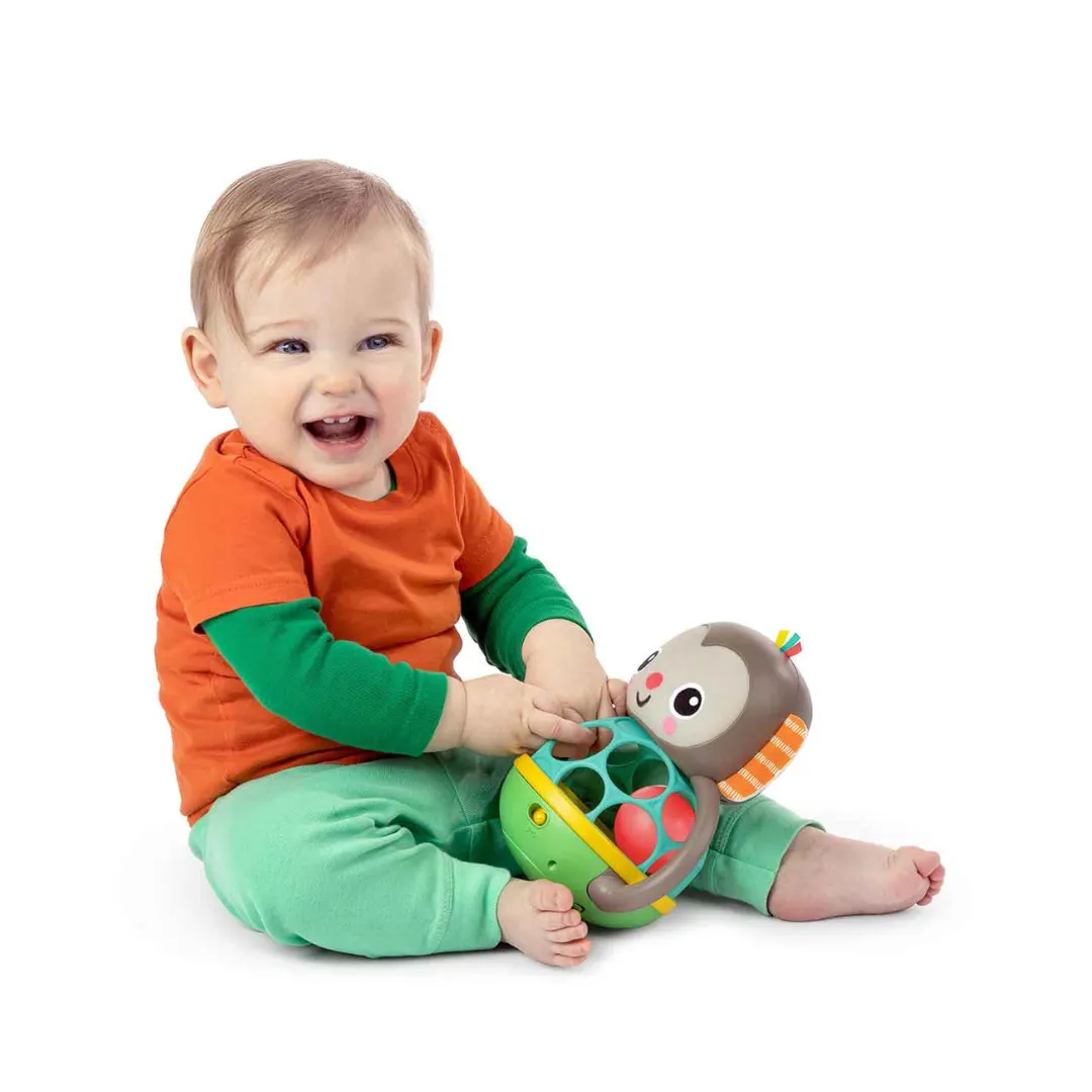 Bright Starts Grab & Giggle Monkey Multi Sensory Toy (6m )