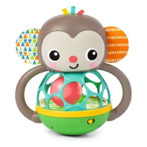 Bright Starts Grab & Giggle Monkey Multi-Sensory Toy, Unisex, 6 Months 