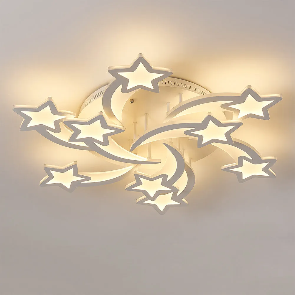 Childlike Shooting Stars LED Energy-efficient Ceiling Light