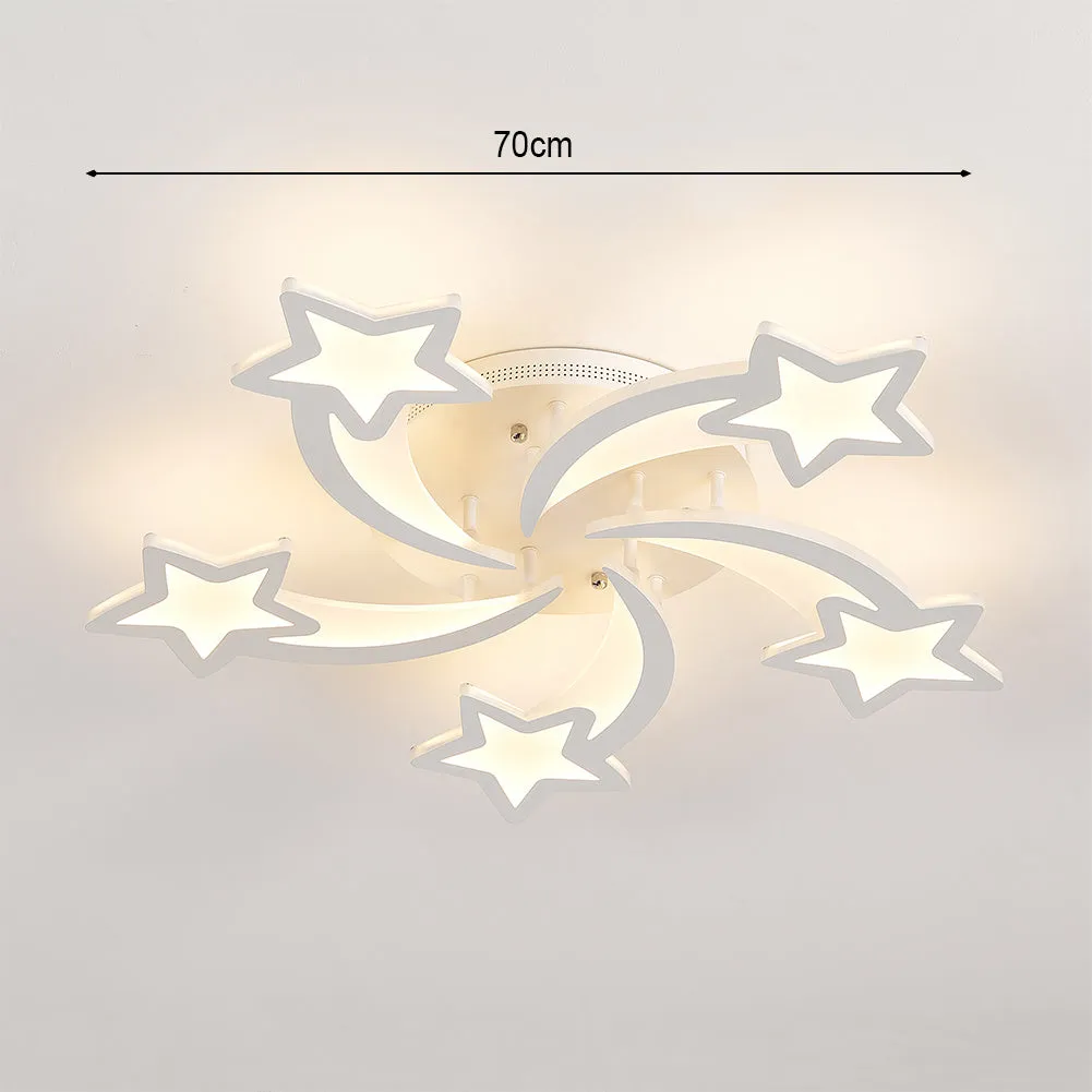 Childlike Shooting Stars LED Energy-efficient Ceiling Light