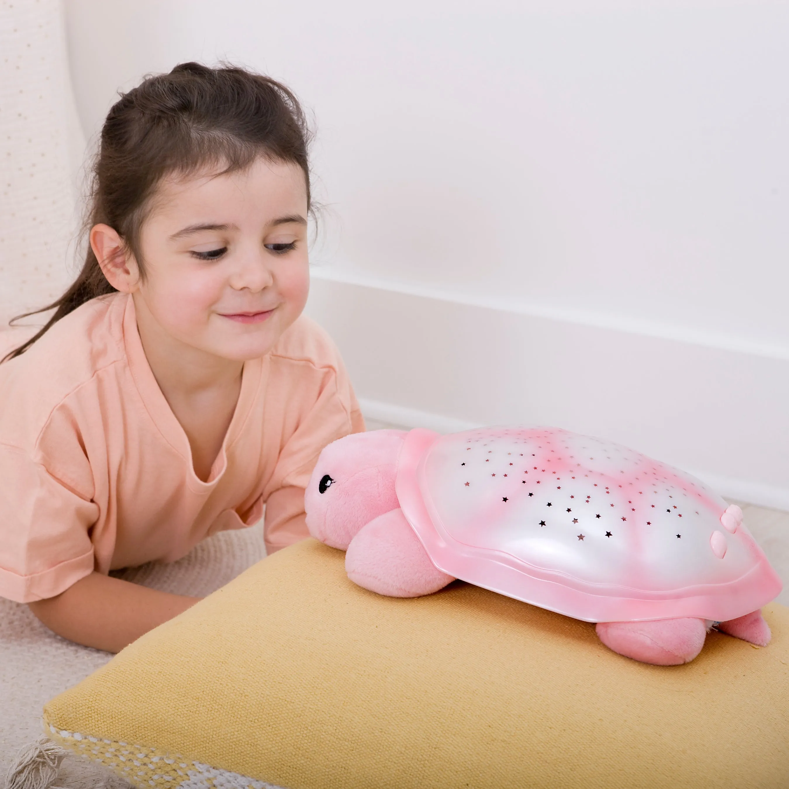 Cloud b -Twinkling Twilight Turtle | Pink Star Projector Nightlight with Soothing Sounds