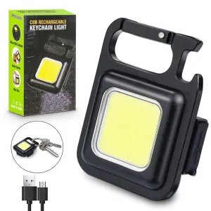 Cob Rechargeable Mini keychain light