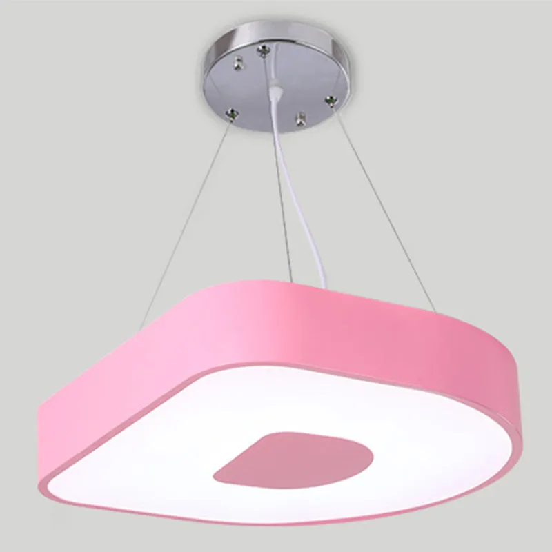 Contemporary Letter LED Pendant Ceiling Lamp - Metal Suspension Fixture