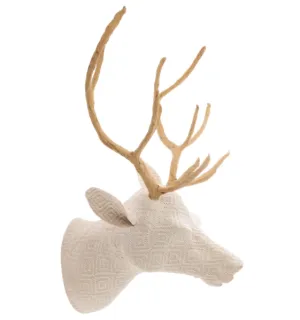 Cotton Mache Deer Head - Small