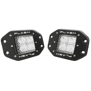 Cube Lights - 20W Flush Mounted LED - 160° Diffused - Pair