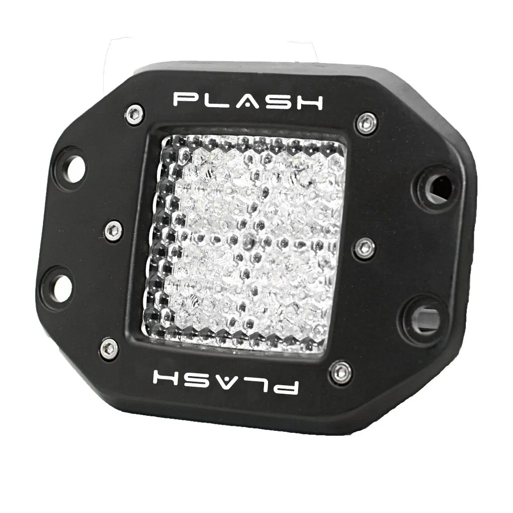 Cube Lights - 20W Flush Mounted LED - 160° Diffused - Pair