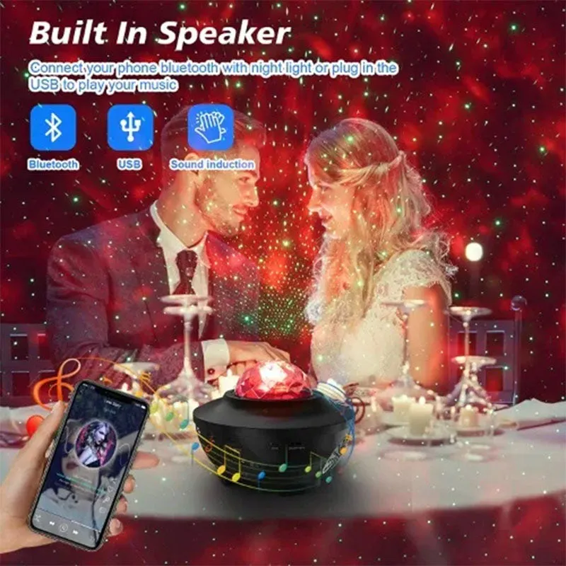 Galaxy Light Projector with Bluetooth Music Speaker