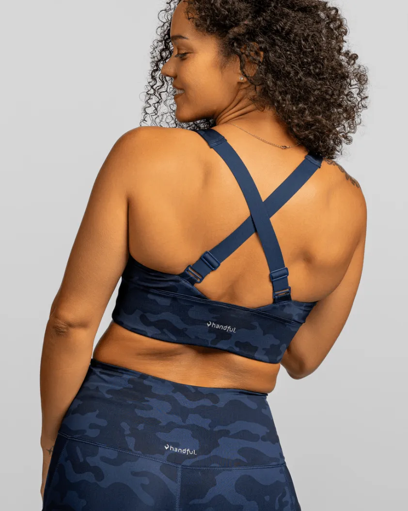 Gametime Bra – Looker (Navy Camo)