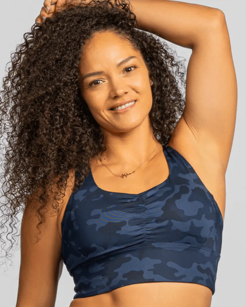 Gametime Bra – Looker (Navy Camo)