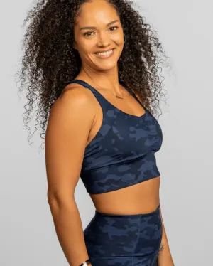 Gametime Bra – Looker (Navy Camo)