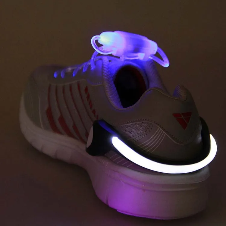 Glowing Shoe Clip Light Flashing Shoe Clip Outdoor Sports Warning Light Night Running Equipment, Random Color Delivery