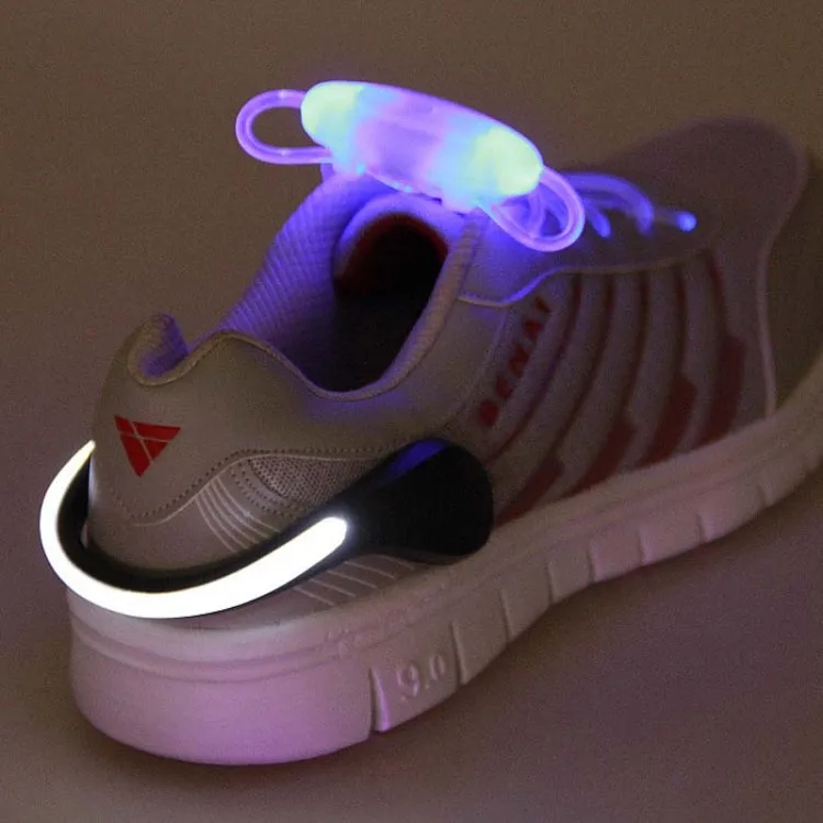 Glowing Shoe Clip Light Flashing Shoe Clip Outdoor Sports Warning Light Night Running Equipment, Random Color Delivery