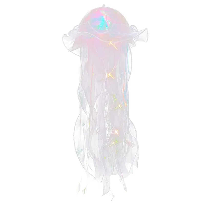 Hanging Jellyfish LED Decorative Lamp DIY Party Backdrop Decor