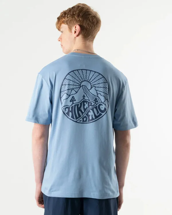 Hikerdelic Core Logo T-Shirt - Light Blue