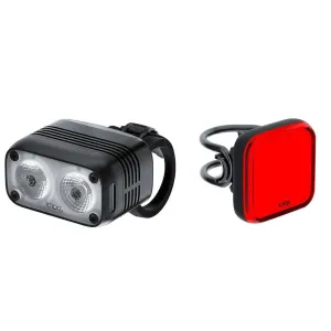 KNOG BLINDER ROAD 600   MINI SQUARE REAR LIGHTS SET - Black