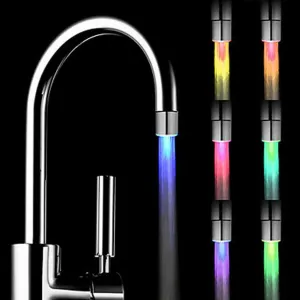 LED Light Water Faucet Tap Heads RGB Glow LED Shower Stream