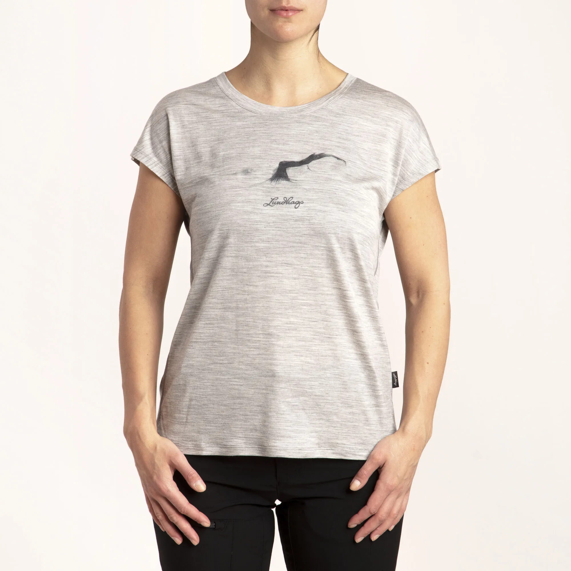 Lundhags Women&#x27;s Illusion Merino Light Top Light Grey | Buy Lundhags Women&#x27;s Illusion Merino Light Top Light Grey here | Outnorth