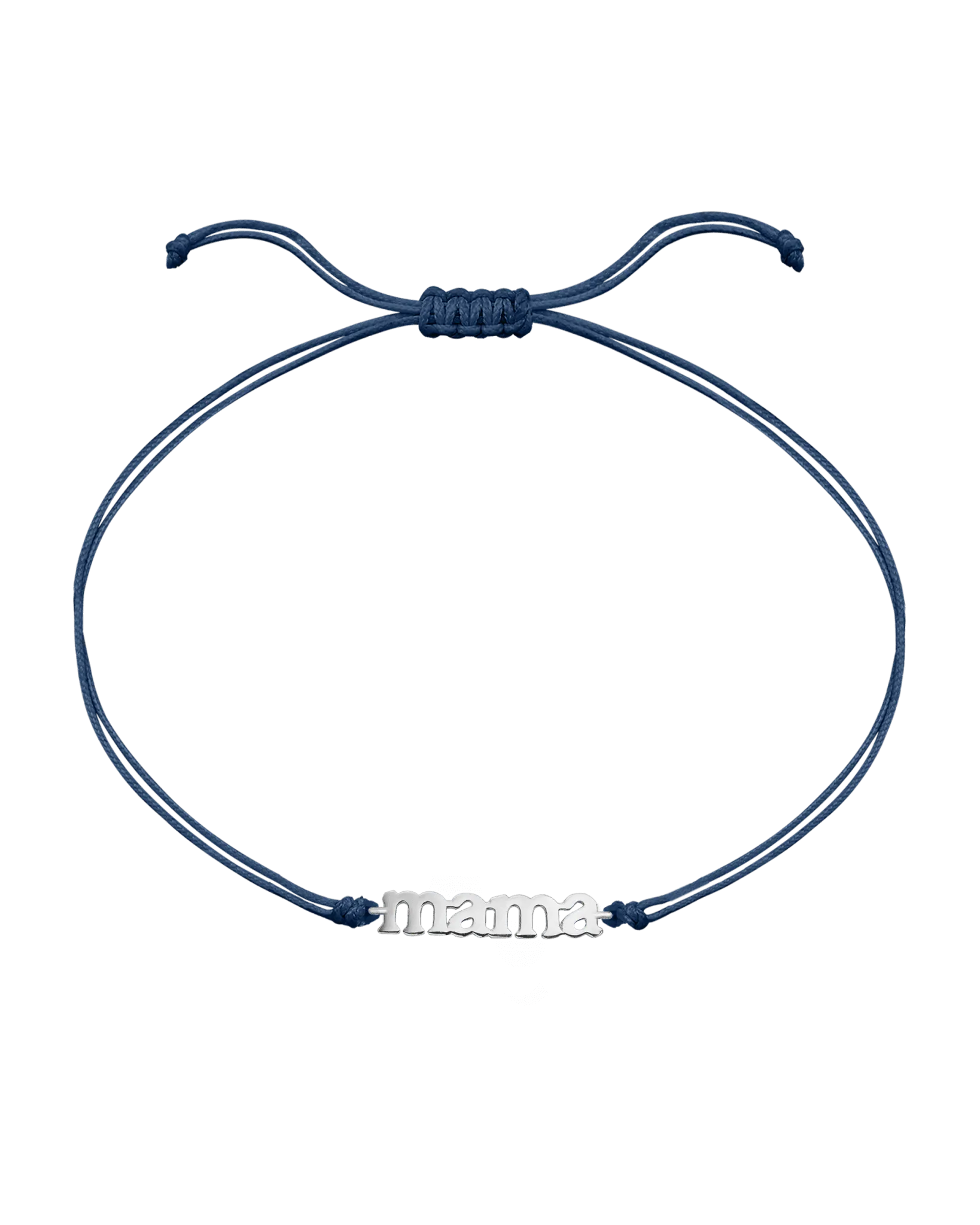 Mama String of Love - 14K White Gold