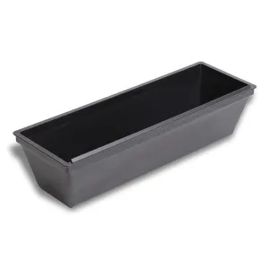 Marshalltown Handi-Pan Mud Pan With Built-In Wipe Blade, 14-1/4" Top, 12-1/8"