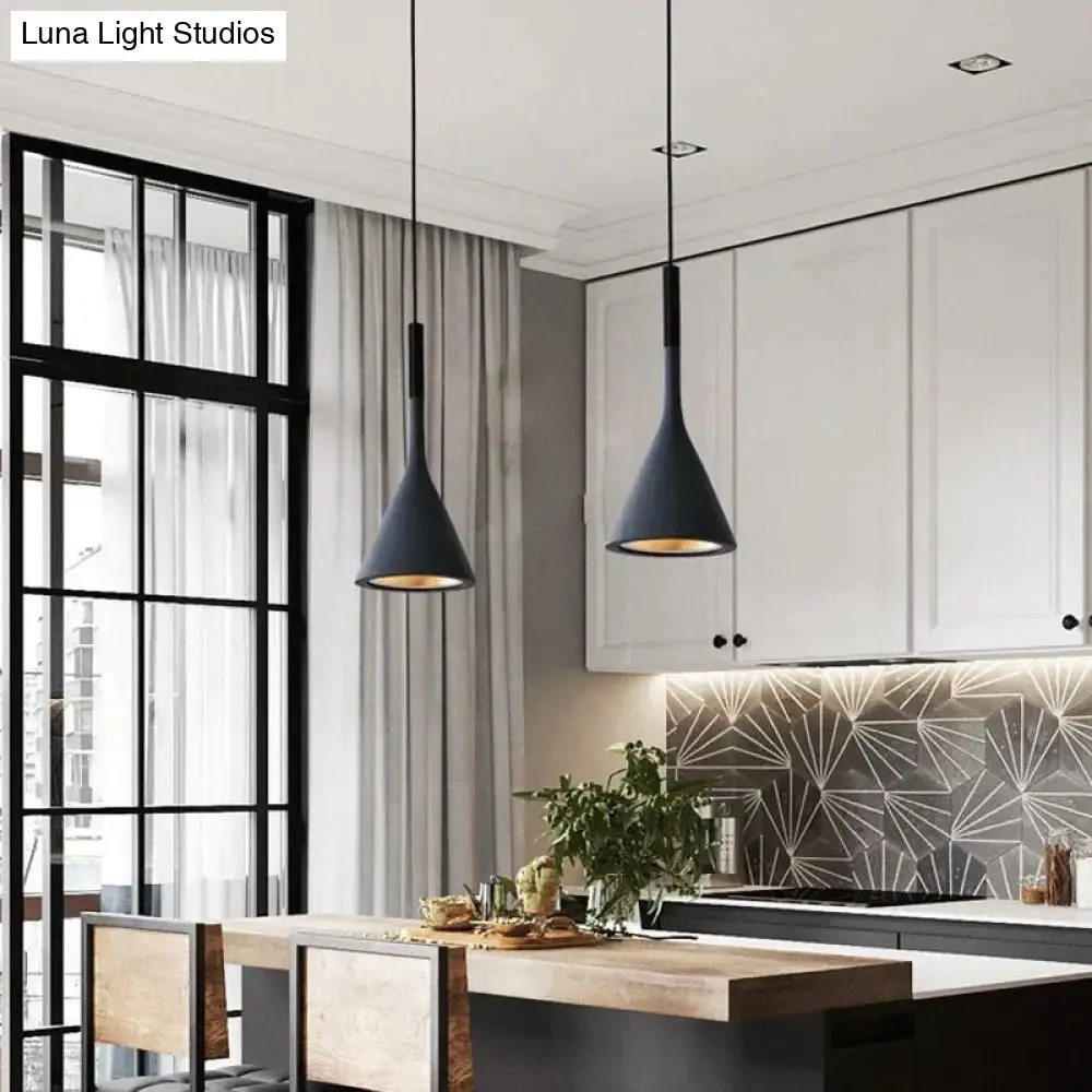 Modern Pendant Lights Kitchen Fixtures For Dining Room Restaurant Bars Home Bedroom White Black Red Lighting Deco Hanging Lamp