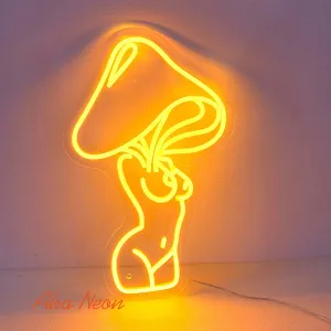 Mushroom Lady Neon Sign