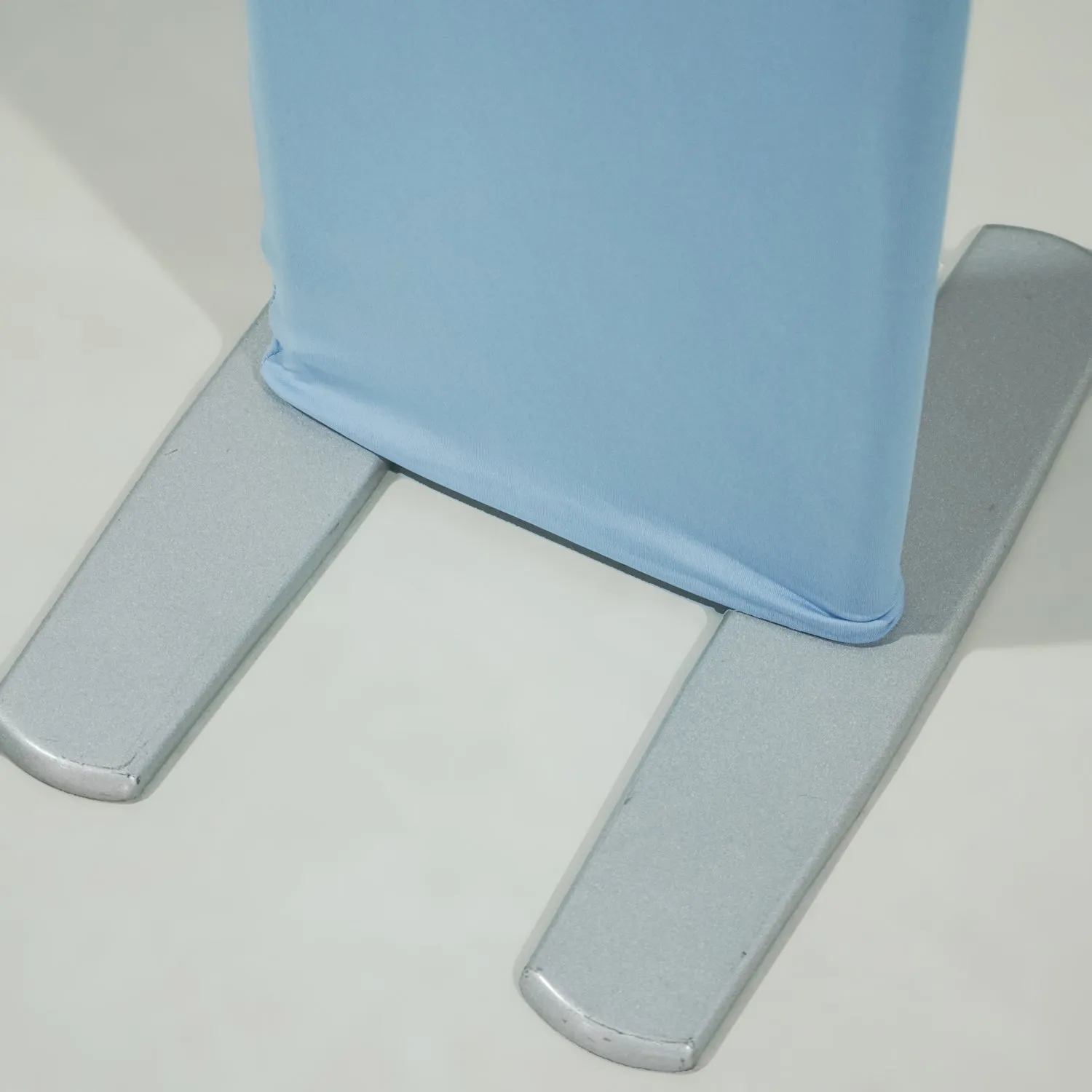 Open Center Spandex Arch Cover - Baby Blue