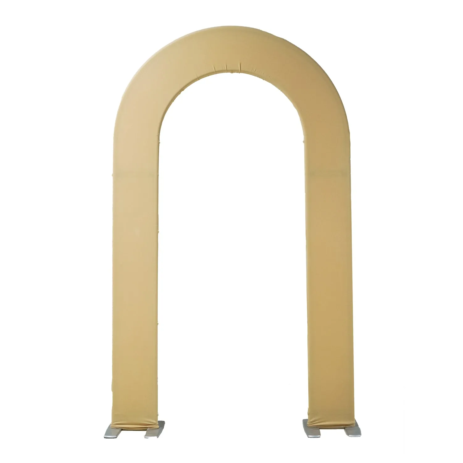 Open Center Spandex Arch Cover - Champagne