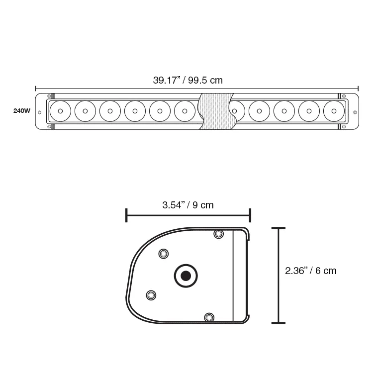 OR Series 50" - 300W Off Road LED Lightbar