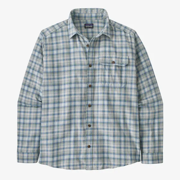 Patagonia LW Fjord Flannel - Light Plume Grey