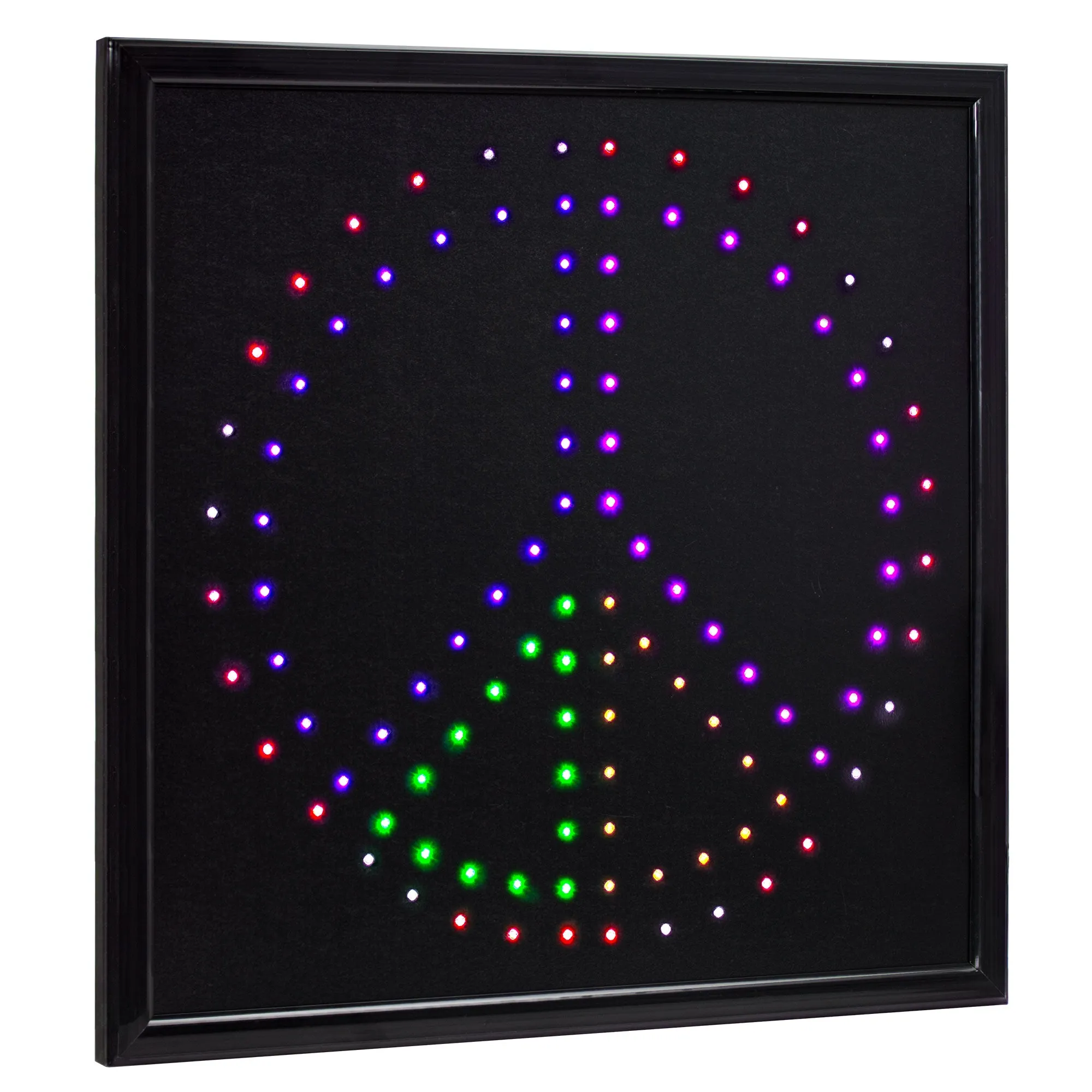 Peace Sign Framed LED Sign