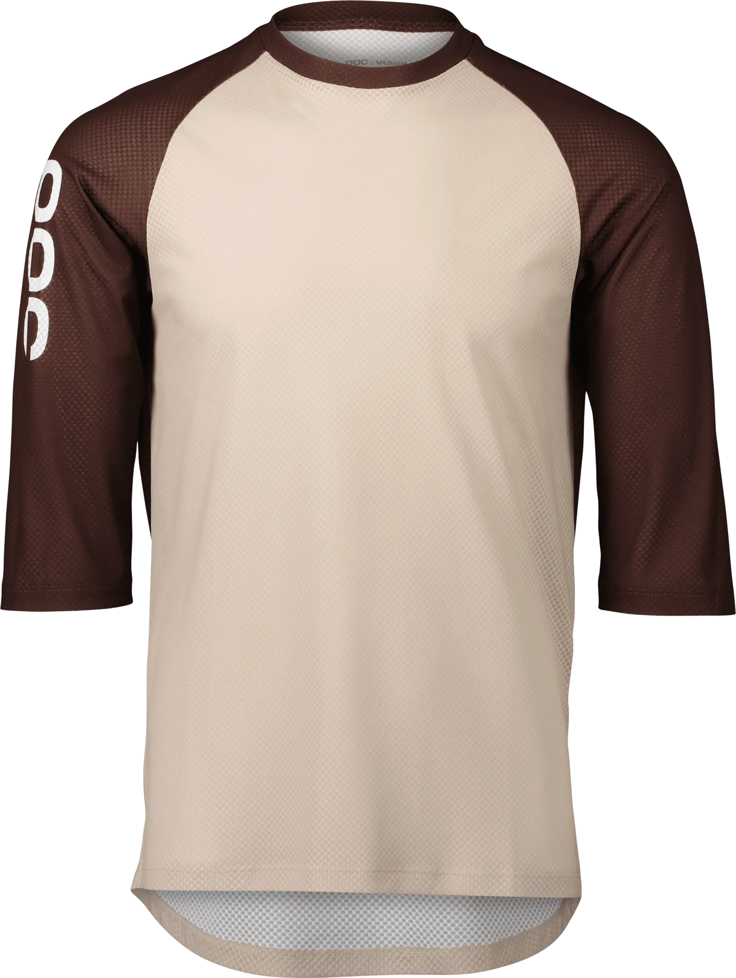 POC Men&#x27;s Essential Enduro 3/4 Light Jersey Light Sandstone Beige/Axinite Brown | Buy POC Men&#x27;s Essential Enduro 3/4 Light Jersey Light Sandstone Beige/Axinite Brown here | Outnorth