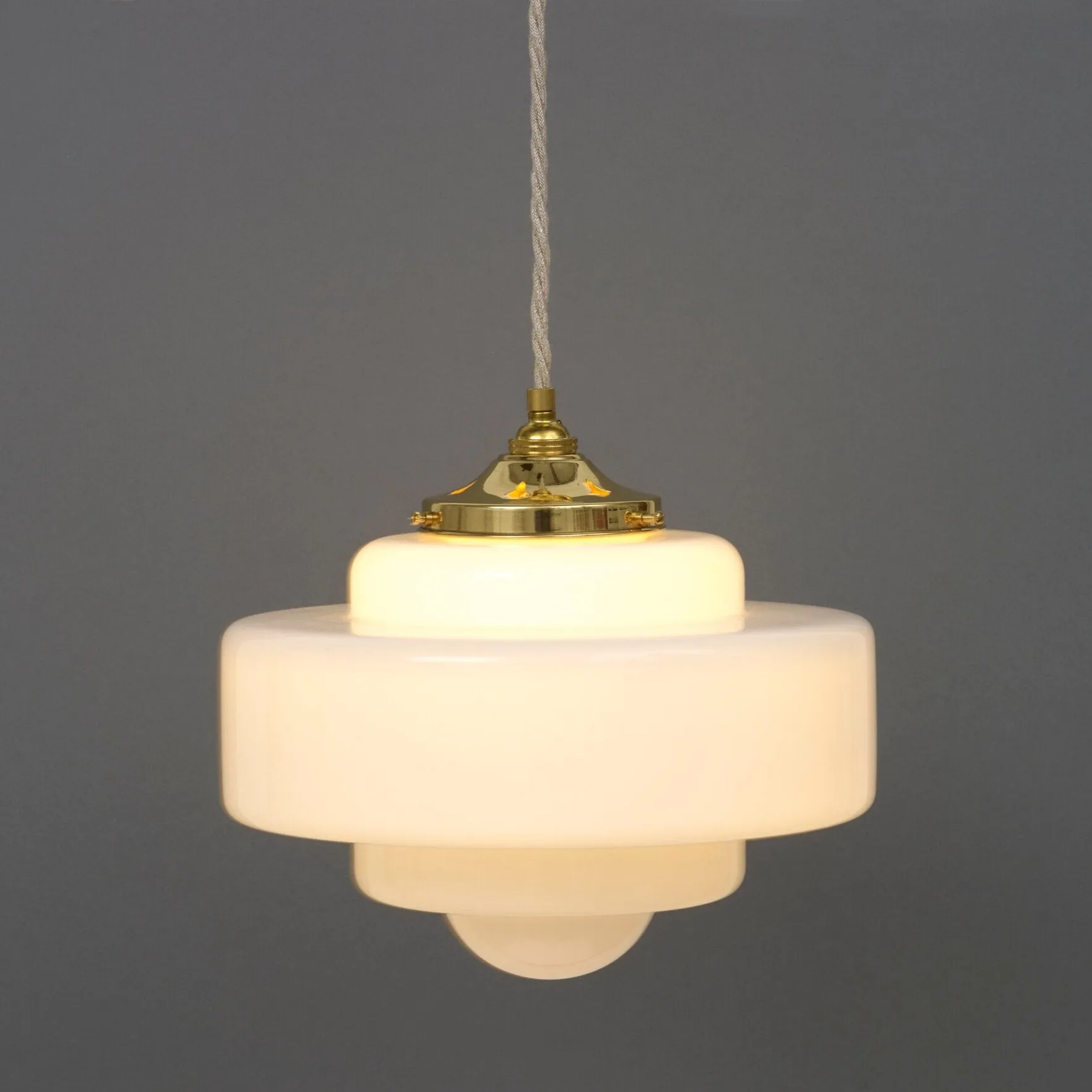 "Atlas" Opal Glass Pendant Light