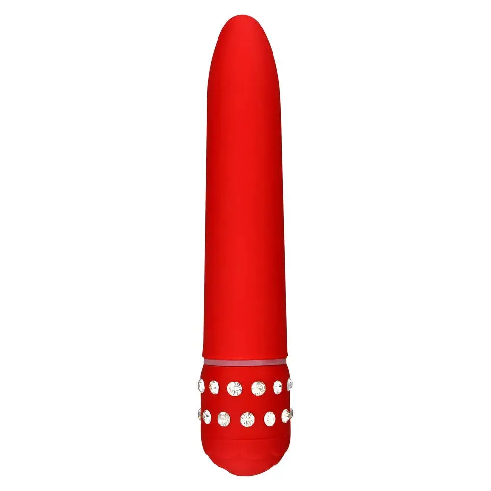 Toyjoy Diamond Studded Red Mini Bullet Vibrator