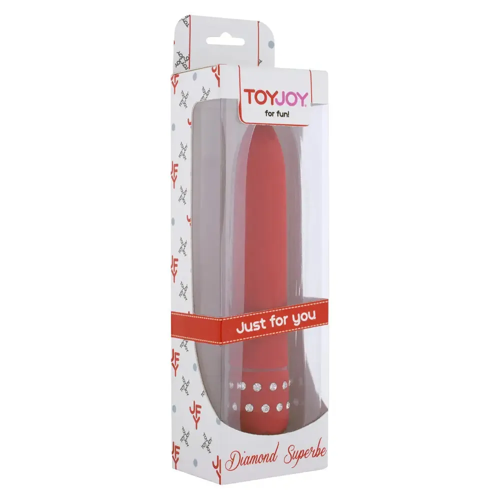 Toyjoy Diamond Studded Red Mini Bullet Vibrator