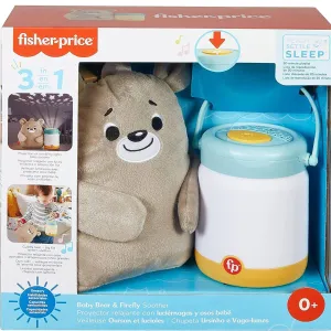 Twinkle Teddy Firefly Soother With Calming Music