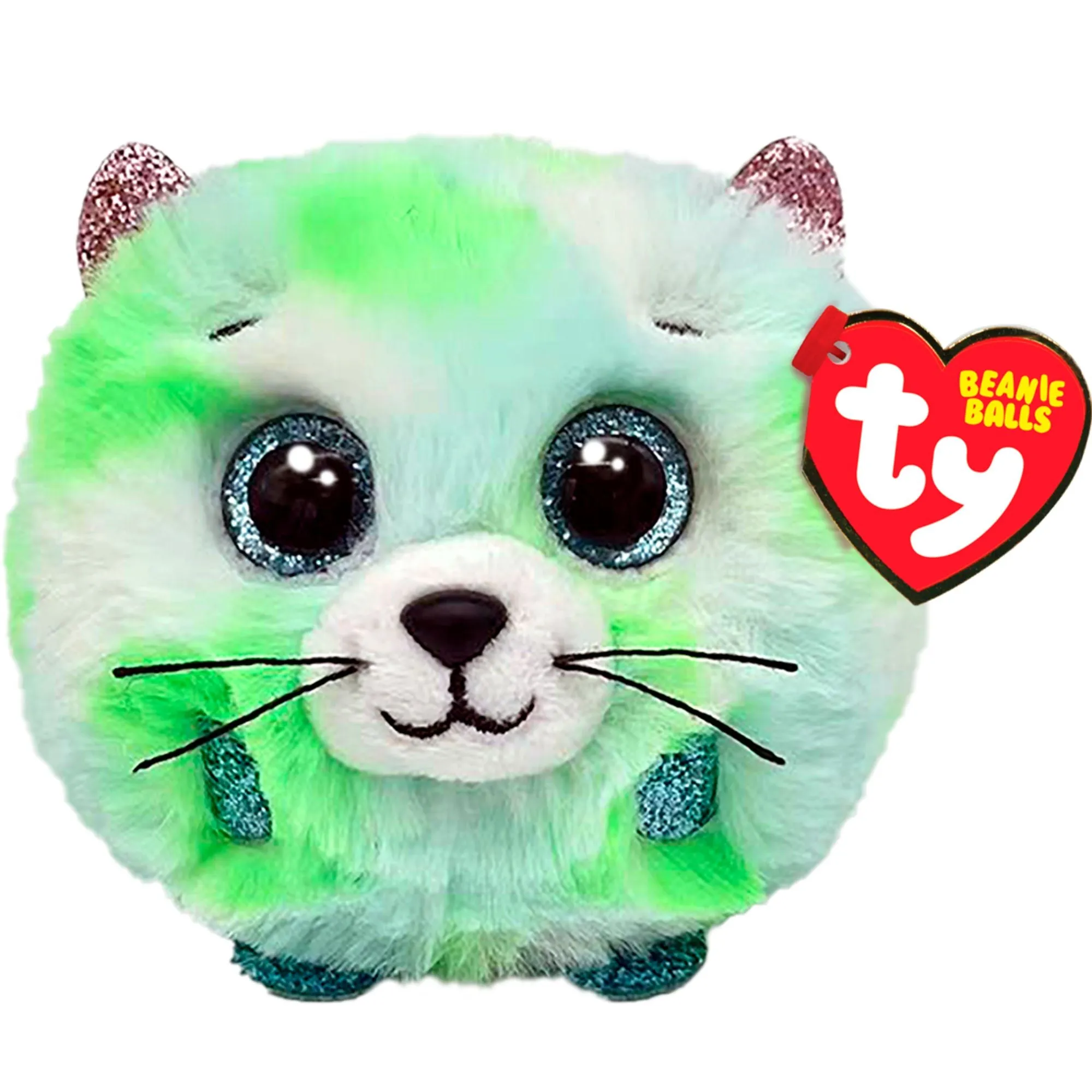 Ty Beanie Ball - Evie Green Cat