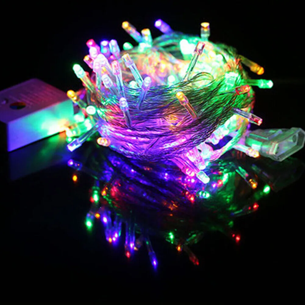 US 2-4 Pc Fairy String Light LED Christmas Tree Wedding Party Decoration Outdoor