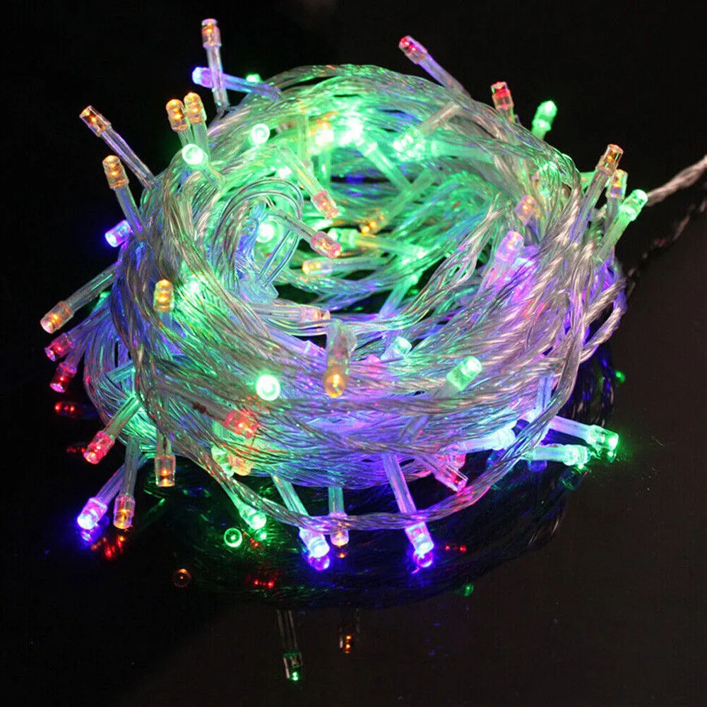 US 2-4 Pc Fairy String Light LED Christmas Tree Wedding Party Decoration Outdoor