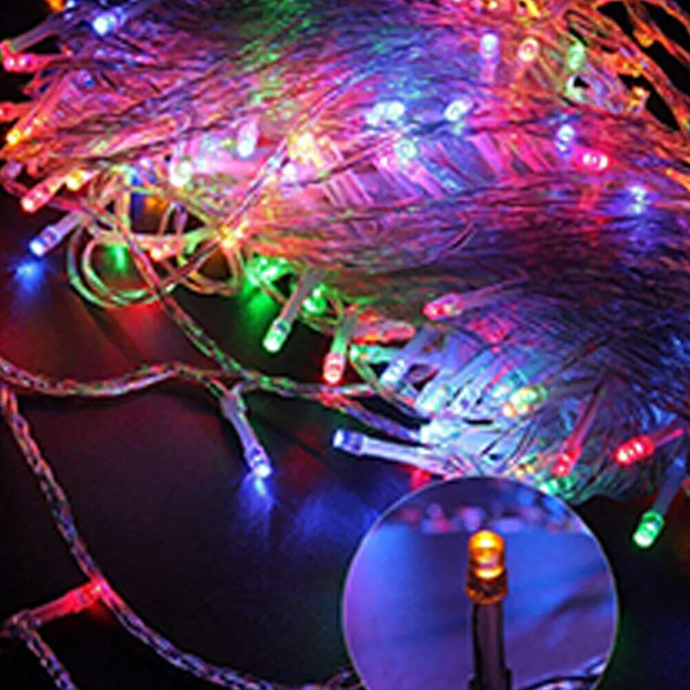 US 2-4 Pc Fairy String Light LED Christmas Tree Wedding Party Decoration Outdoor