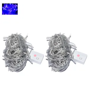 US 2-4 Pc Fairy String Light LED Christmas Tree Wedding Party Decoration Outdoor