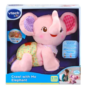 VTech Baby Crawl With Me Elephant Pink