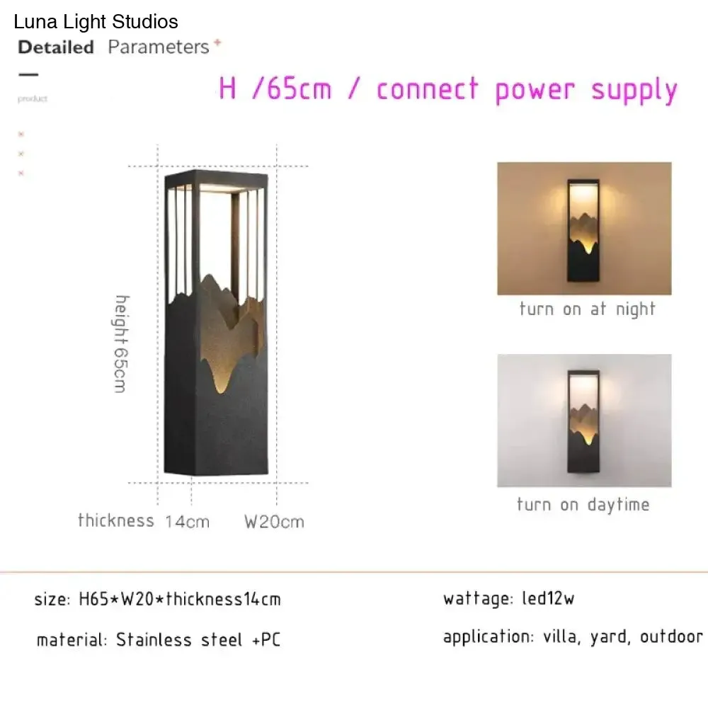 Waterproof Solar LED Outdoor Light - Garden Decoration Lamps for Balcony, Courtyard, Street, and Wall Lighting