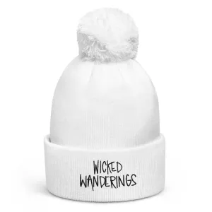 Wicked Wanderings Pom-Pom Beanie